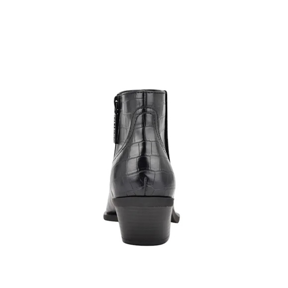 Guess Women’s Nebila Western Ankle Booties Black Faux Leather